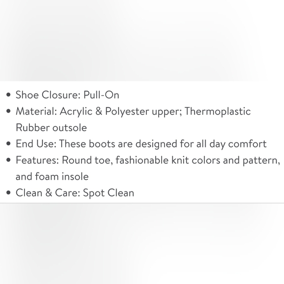 MUK LUKS Women's Janie Cozy Sweater Boot in Stone Lurex Print sz 7 - Picture 12 of 12